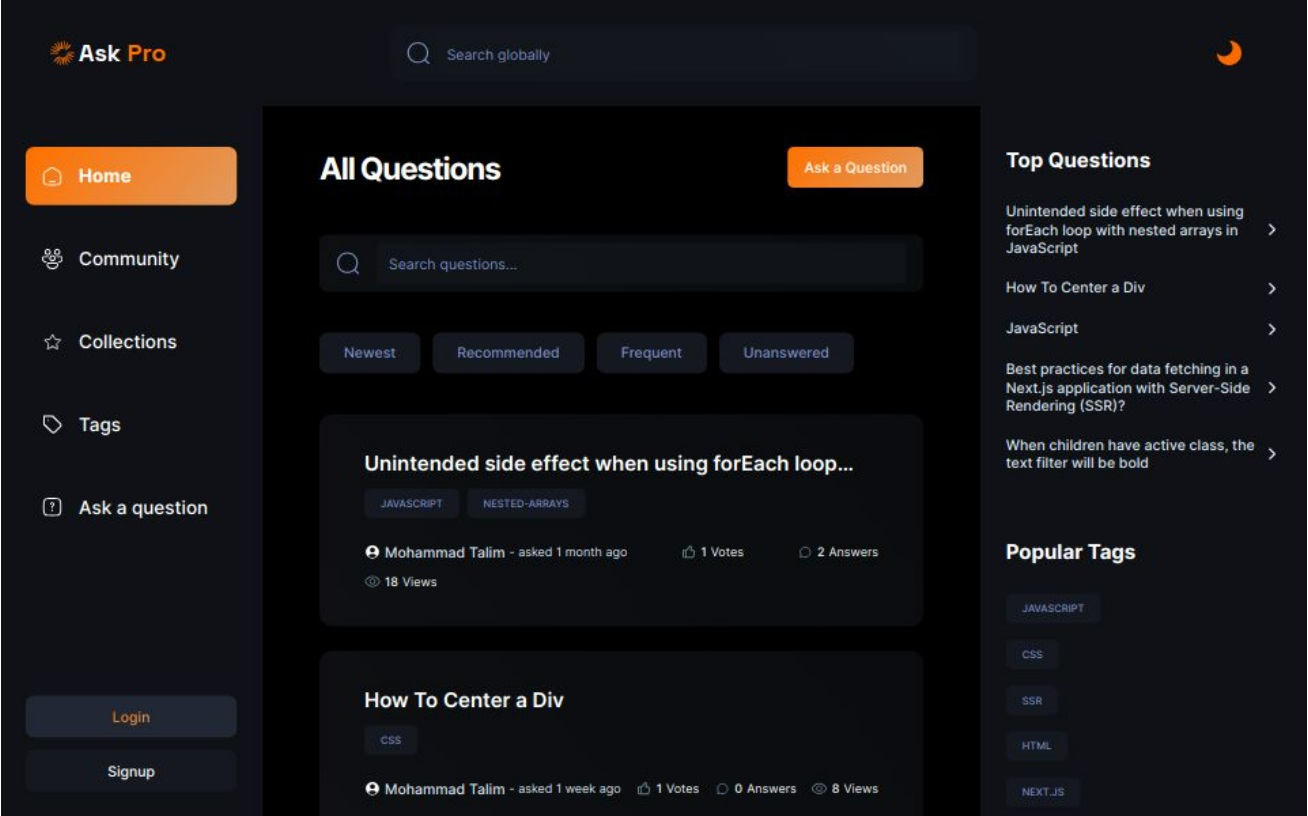 AskPro Screenshot